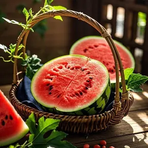 100 PCS Watermelon Seeds – Sweet & Juicy, Fast-Growing, High-Yield, Hardy & Easy to Grow, Perfect for Home Gardens & Yards