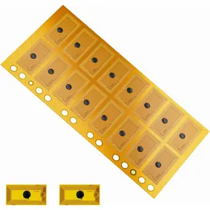 10 count NFC Tags Flexible NTAG215 Stickers Rectangle NFC Key Tag Rewritable  RFID Tag Heat-Resistant Works with Control Management NFC-Enabled Devices