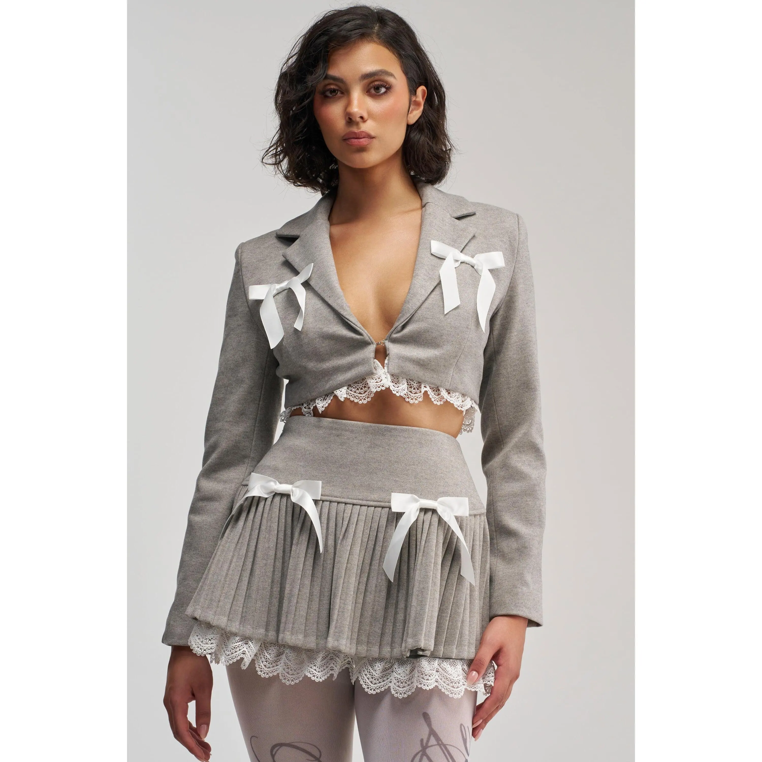 MARLEY LACE TRIM BLAZER