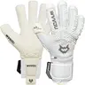WVVOU Guardian 2.0 Adult Football Goalkeeper Gloves, 3D-Tailored 3-Dimensional Tailoring Goalkeeper Equipment with 5 Detachable Finger Saves, 4+3mm Sticky Latex Palm, Abrasion-Resistant Breathable Latex/Nylon Construction, Drop Molding Design