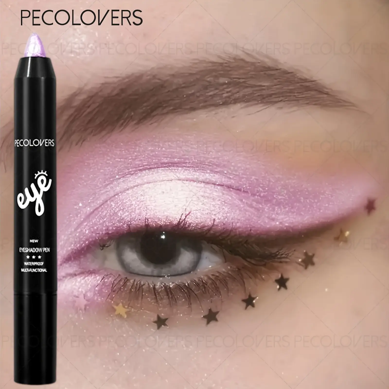 1pc Pink Matte Eyeshadow Stick For Stunning Eye Makeup, Waterproof And Sweatproof, Smooth And Easy To Apply, High Pigment, Beginner-Friendly, Ideal For Holiday Gifts, Eyeshadows For Women