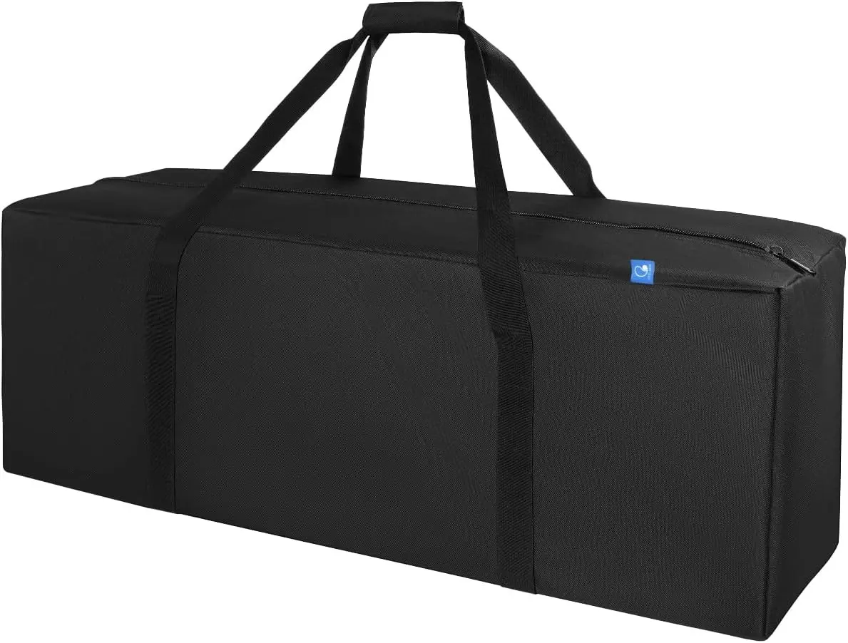 36-Inch Large Travel Duffle Bag, 100L Heavy Duty Luggage for Sports Equipment, Camping & Moving, Water Resistant, Black