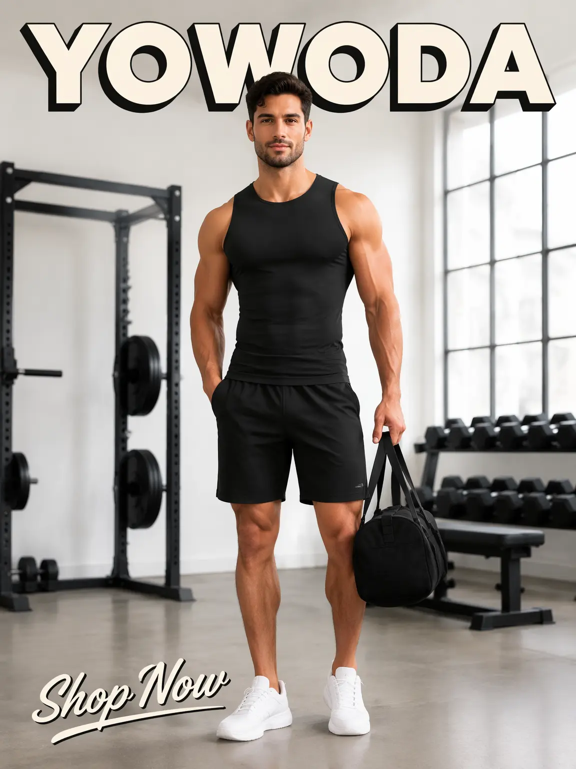YOWODA Men's Seamless Compression Tank Top - Gynecomastia-Adapted Contoured Cut Nylon Blend Undershirt, Compression Support, Sports Clothing, Yoga Sports Vest for Gym Activewear Workout Vest Sweat Sauna Vest