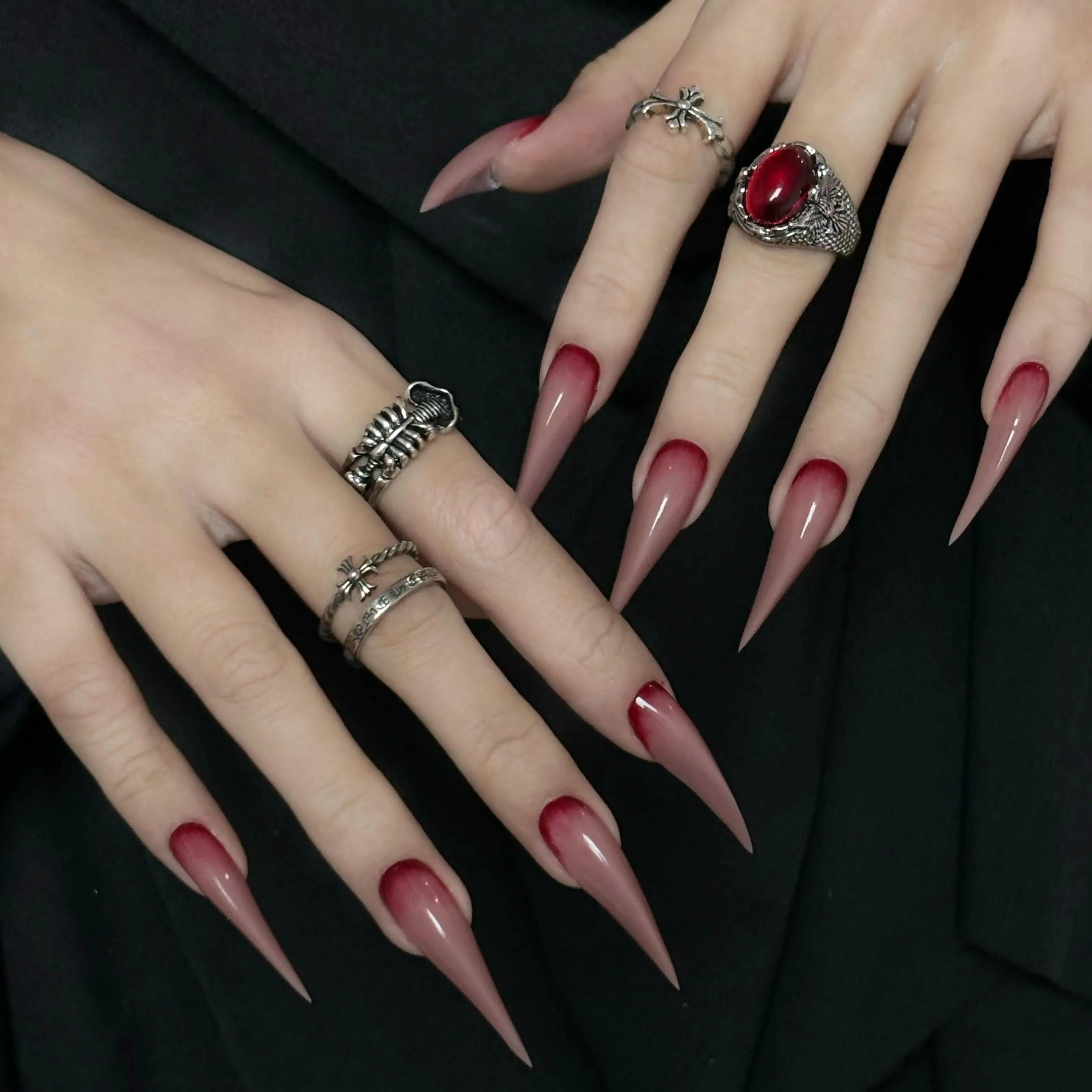 Cosplay Cat Dragon Eagle Claw Nails Long-Medium Sharp Press On Gothic Fake Nails10Pcs Mother's Day Gift for Cosplay Enthusiasts