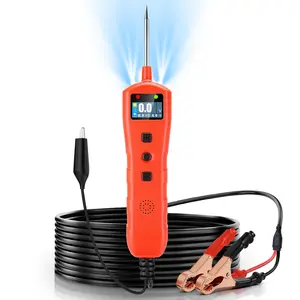 Power Circuit Probe Tester, 9V-30V DC Automotive Short Circuit Finder with 13ft Cable, Auto Electrical Tester wih LED Light, Automotive Test Light, Overload Protection