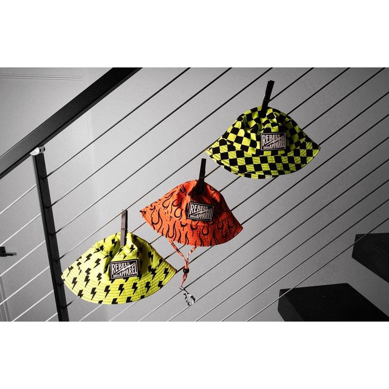 Hydro Bucket Hat in Neon Electric Lime x Jagger