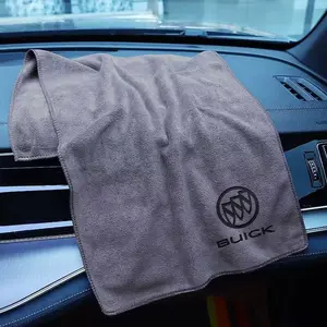 Suede Car Cleaning Towel, Soft Brush Microfiber Car Towel, Ideal for Buick Models, Gentle on Paint, Efficient Detailing Tool