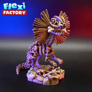 Flexi Factory Skeleton Dilophosaurus