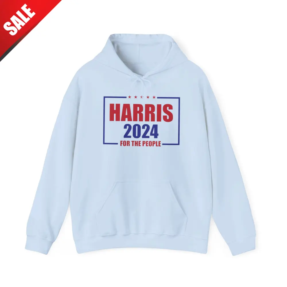 Harris 2024 For the People Hoodies - comma-la Hoodies - president 2024 hoodies - Madam president 24 Hoodies -  Long Sleeve - All Seasons - Casual Clothing for Men - Pullover, Menswear Fitted Graphic