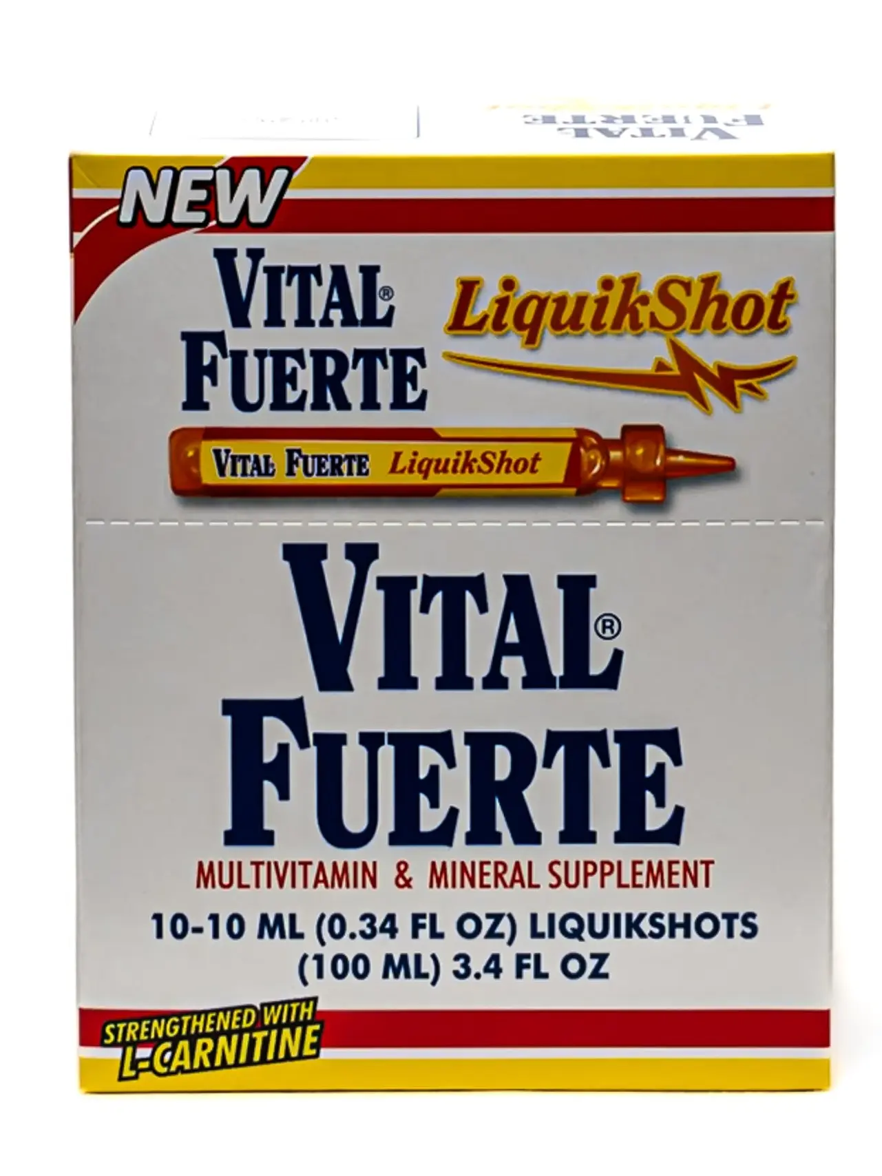 Vital Fuerte Edible Blended Vitamin-Mineral Supplement - With Vitamin C - Dietary Support for Optimum Health & Wellness