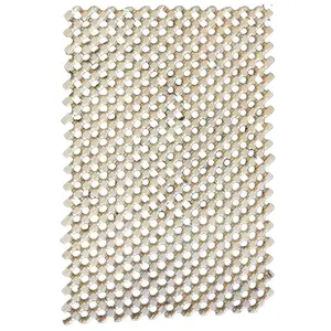 Moroccan Wooden Mousharabi Panel - 5/8" Diagonal