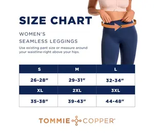 Tommie Copper Seamless Compression Leggings w/ Side Pocket
