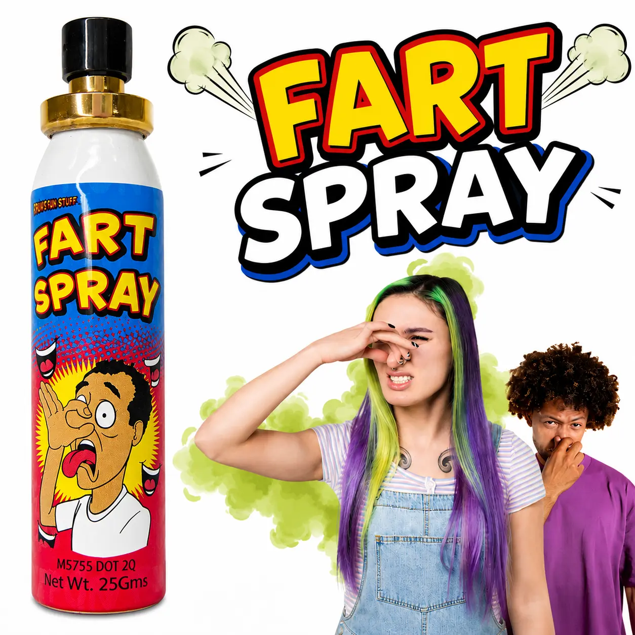 Fart Spray Can - Ultimate Stink Butt Ass Crack Bomb Prank Gag! USA MADE 💨💥