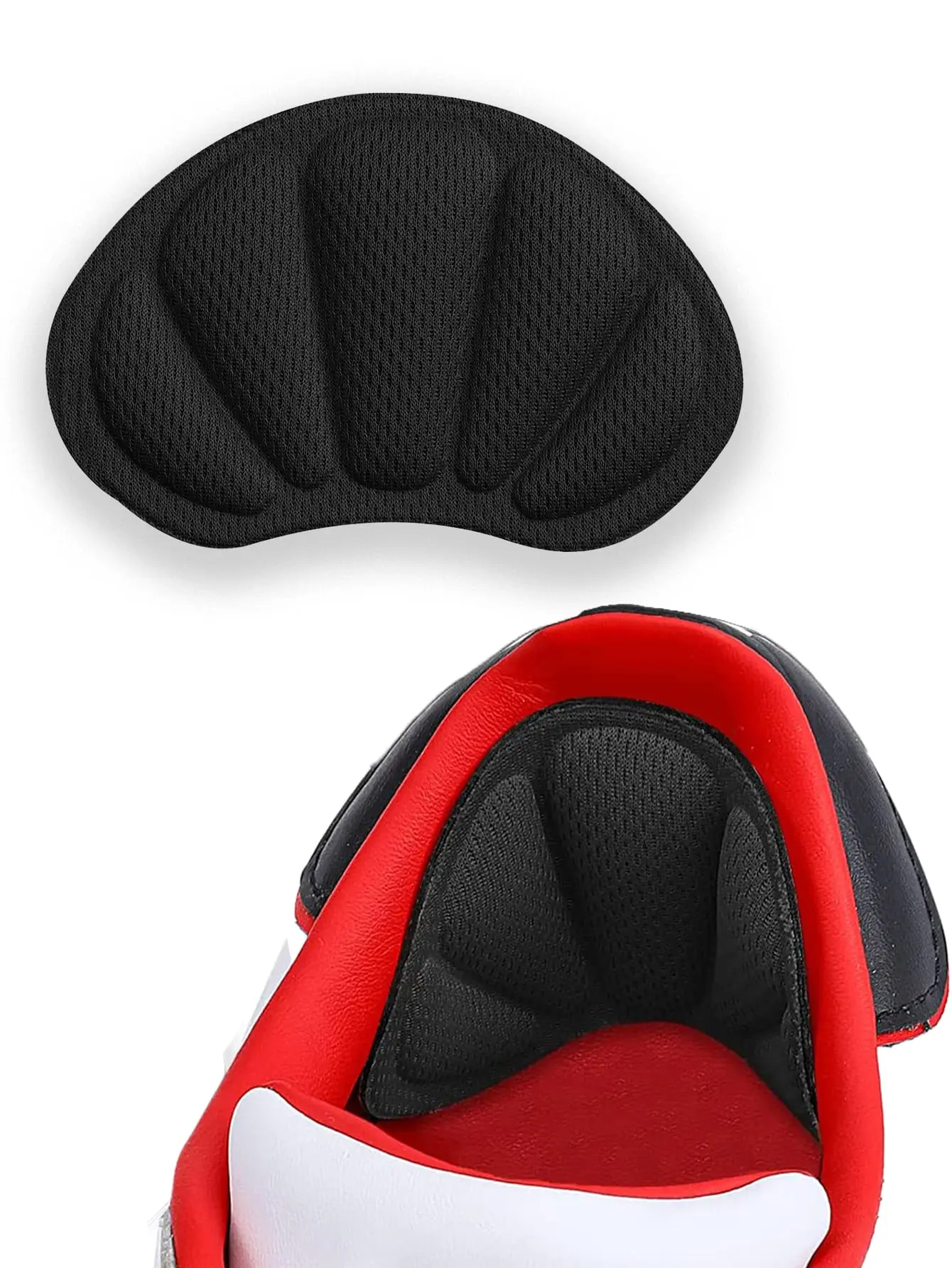 1 Pair Multifunctional Mesh Heel Cushion, Self-adhesive Non-slip Shoe Heel Pad, Heel Liners, Heel Inserts for Daily Used, Heel Protector for Women & Men, Foot Pads, Shoe Insole, Heel Pads For Shoes