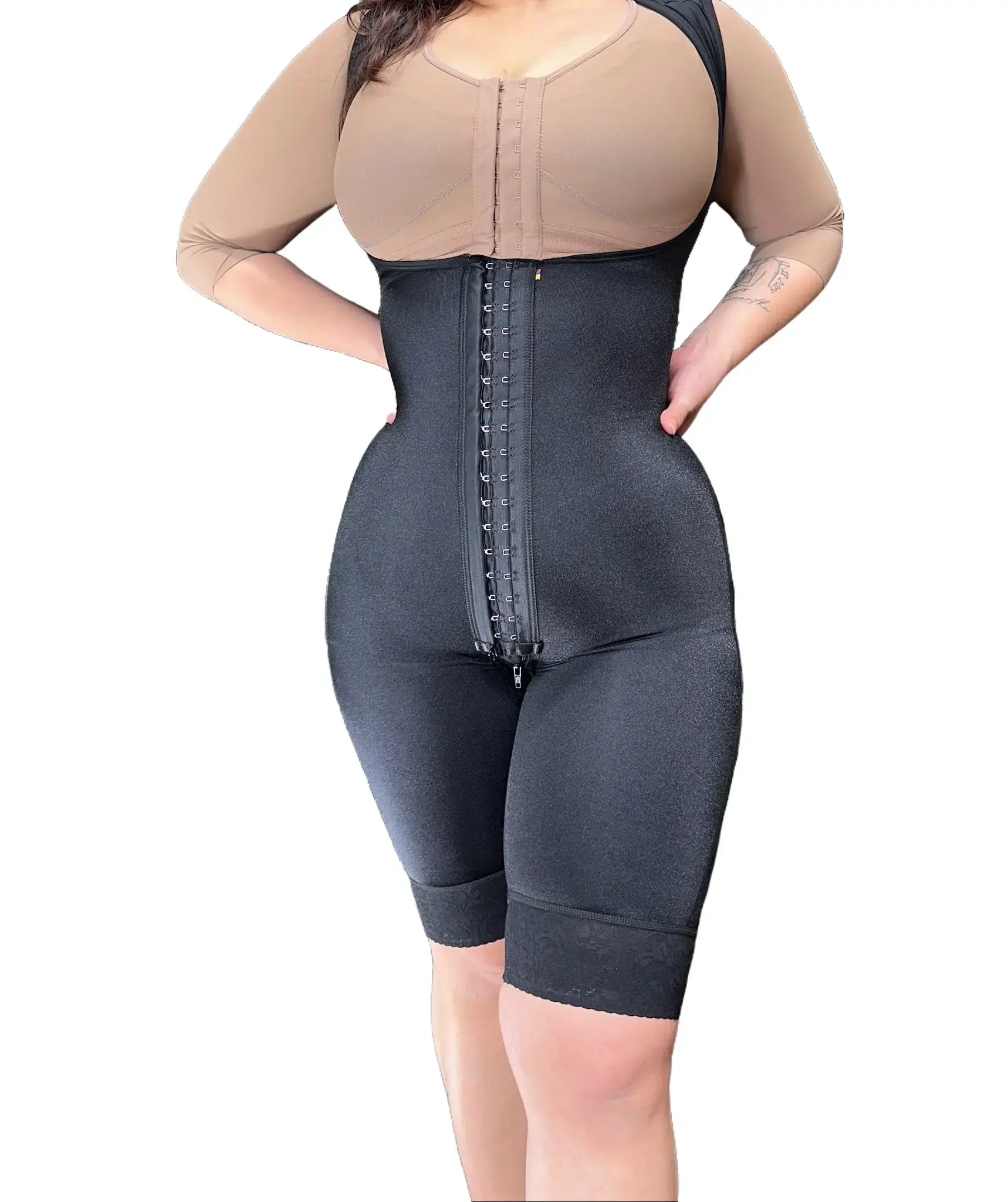 Citrine MC030 Lipo Stage 1 Faja and BBL Shapeware for Women - High Waist Tummy Control & Body Shaping Underwear Basic Shapewear