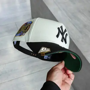 New Era NY Yankees 9FIFTY white Baseball Cap - World Series Patch Streetwear Hat, cap for men and women