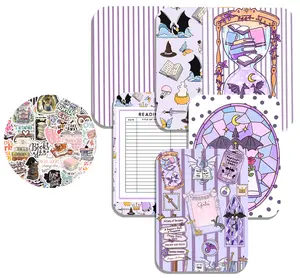 Purple Romantasy Bookish Kindle Accessory Bundle Paperwhite and Colorsoft 11th & 12th Gen, E-reader Accessory Bundle, Kindle Refresh Cardstock Insert Stickers