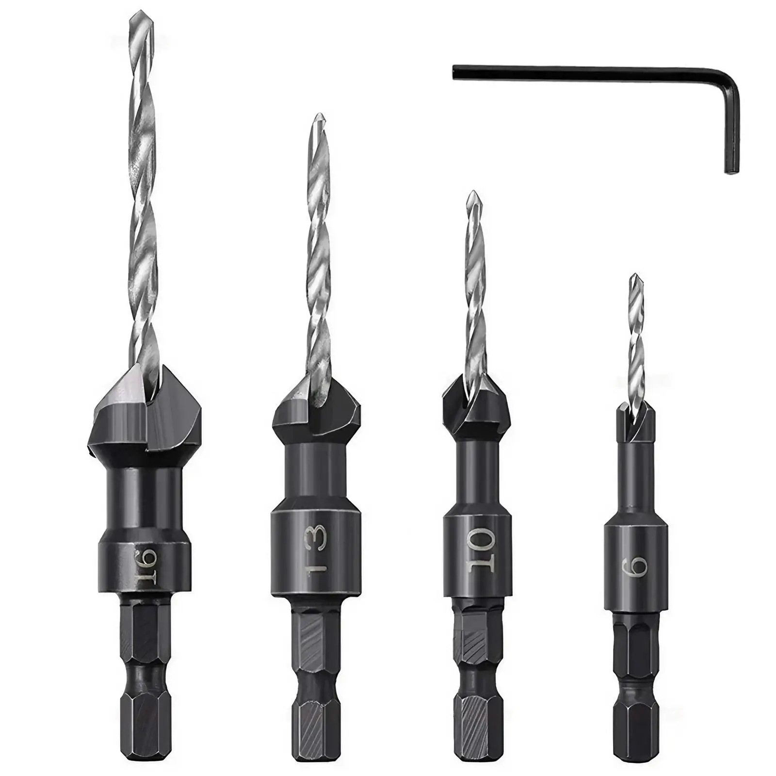 Wood Countersink Drill Bit Set, Power Tool Accessories
