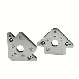 1pc Welding Magnet Corner Clamp Set, Multi-Angle 45/90/135/180 Degree, Magnetic Welding Holder, Support Bracket for Arc & MIG Welding, Welding Accessories and Tools, 25KG Max Weight Capacity, No Electricity Needed