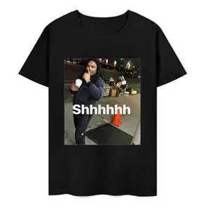 "Shhhhhh" Viral Street Meme Graphic T-Shirt