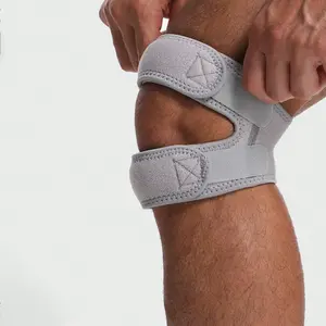 Breathable Patella Support Belt, Adjustable Honeycomb Design Sports Knee Brace, Patellar Knee Brace, Knee Support for Men & Women, Fitness Equipment Accessories