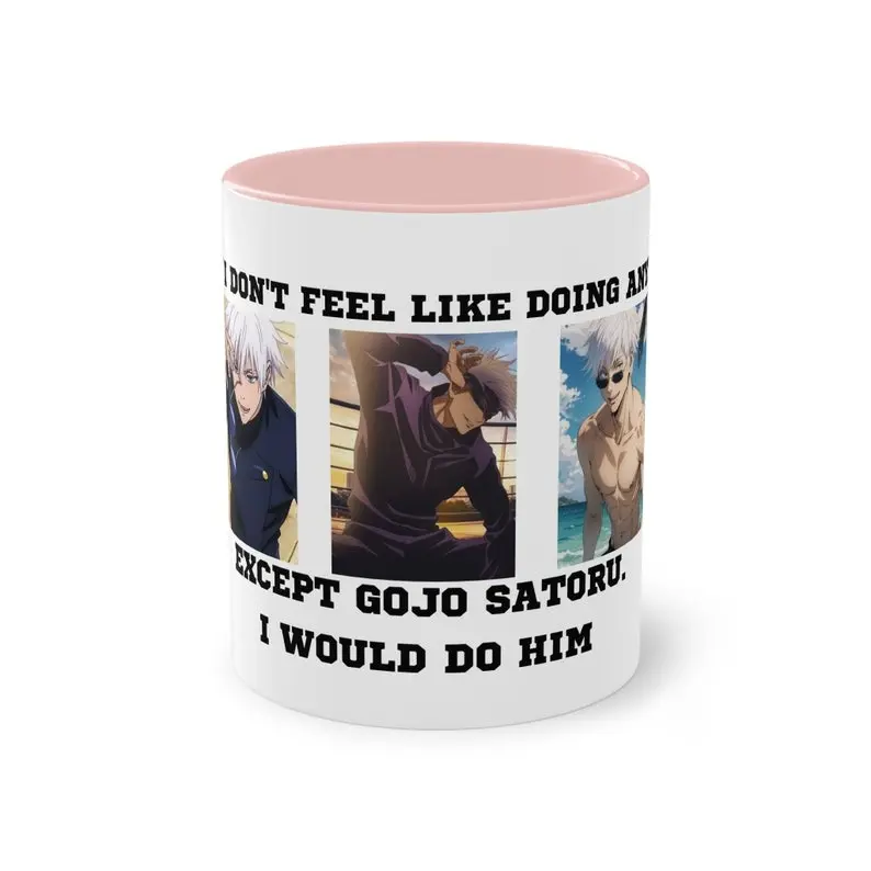 Gojo Satoru Mug, Anime Character Cup, Stylish Otaku Mug, Perfect Otaku Gift, 11oz & 15oz Drinkware Tumbler