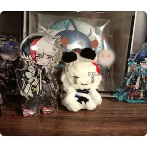 Game Arknights Elysium Anime Kawaii Rabbit Cosplay Plaything Handmade Mini Doll Crochet Hook Body Pendant Ornament Fans Gift