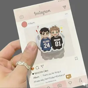 Shane Hollander Ilya Rozanov Anime Character Phone Grip, Secure Folding Phone Stand, Magnetic Kindle Holder, Aesthetic Desk Accessory, Fan Gift