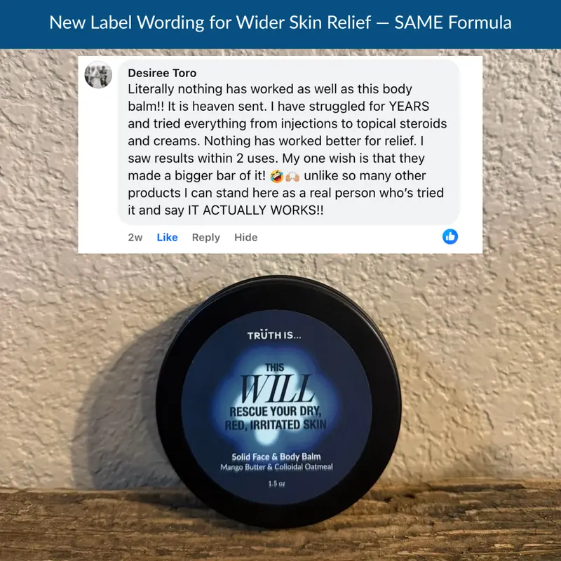 Clear Your Eczema & Psoriasis | Solid Face & Body Balm