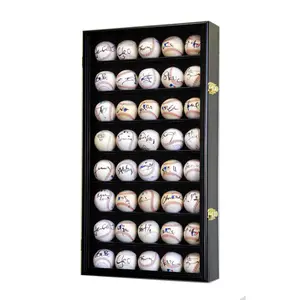 40 Baseball Ball Display Case Cabinet