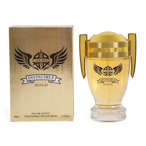 Invincible Gold Spray Cologne Eau de Parfum For Men 100ml/3.4fl.oz. - Men's Fragrance
