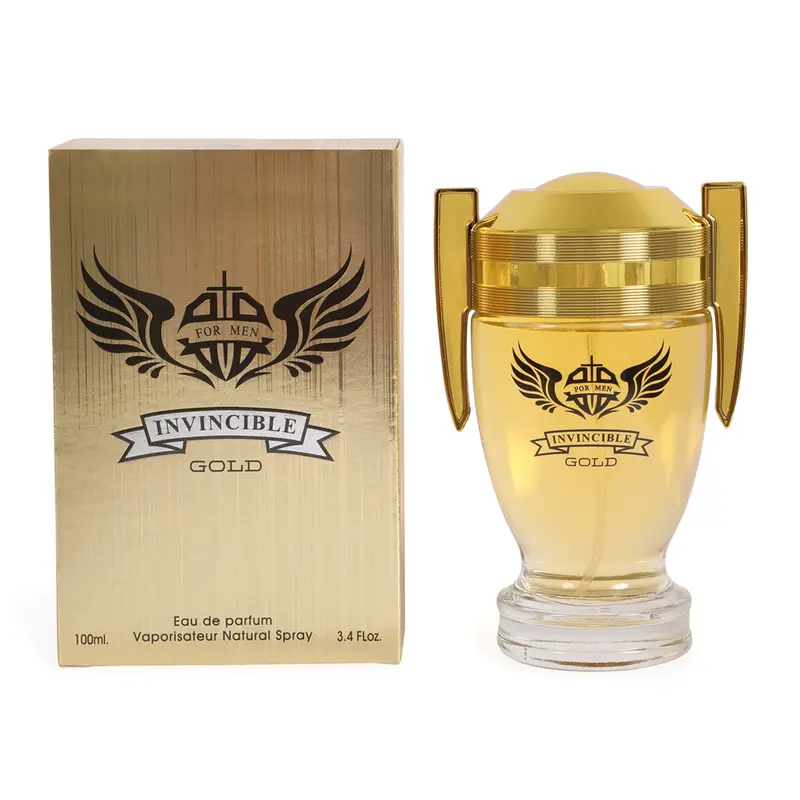 Invincible Gold Spray Cologne Eau de Parfum For Men 100ml/3.4fl.oz. - Men's Fragrance