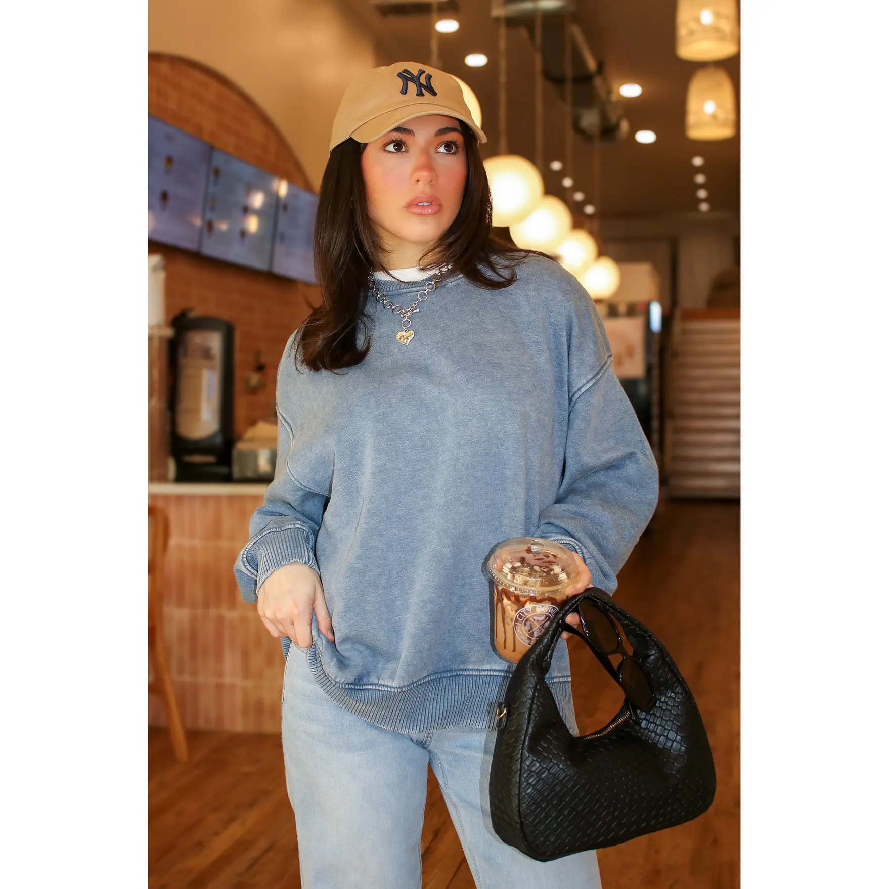 Cozy Vibes Acid Wash Oversized Pullover Cozy Vibes Acid Wash Oversized Pullover