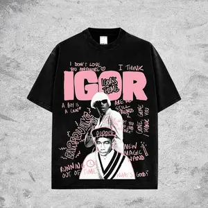 Tyler Okonma Igor Sketchbook Retro Unisex 100% Heavyweight Cotton T-Shirt, The Creator 2026 100% Heavyweight Cotton Music Hiphop Shirt, Oversized Vintage Tee, Rap Hiphop Merch, Gift for Music Fans, Pop Culture Shirt