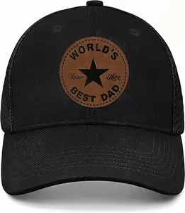 Father's Day Gifts for Dad from Daughter Son Wife, Funny Dad Hat for Men, Adjustable Baseball Cap for Dad Stepdad Husband Grandpa Uncle, Birthday Gifts for Him, Black