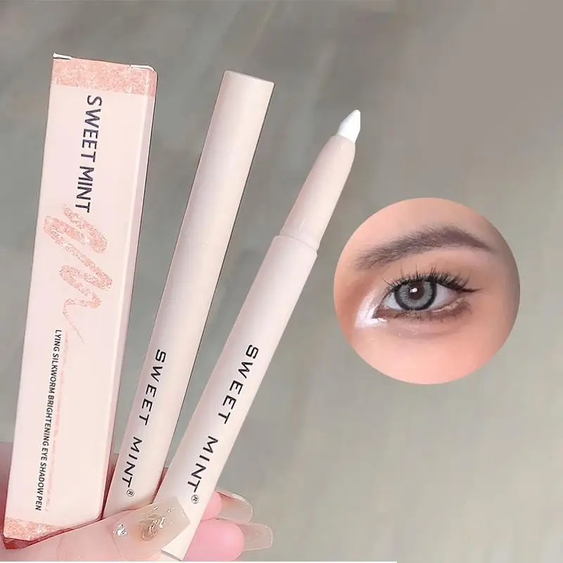 Silkworm Eye Stick, Summer Gifts, Eye Silkworm Under Eye Highlighter Makeup Stick, Eyeliner Eye Enhancing, Lying Silkworm Pencil Highlight & Contourin