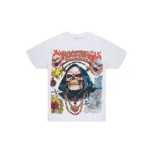 Chavis White Oversized Graphic T-Shirt
