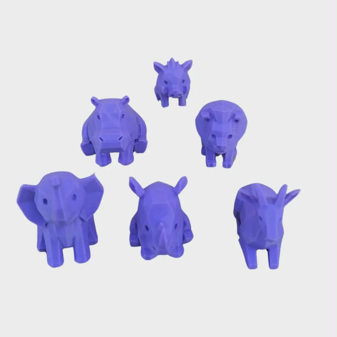 Geometric Animal Miniature Figurines