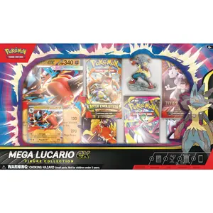 Pokémon TCG: Mega Lucario ex Figure Collection