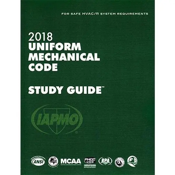 2018 Uniform Mechanical Code Study Guide with Tabs