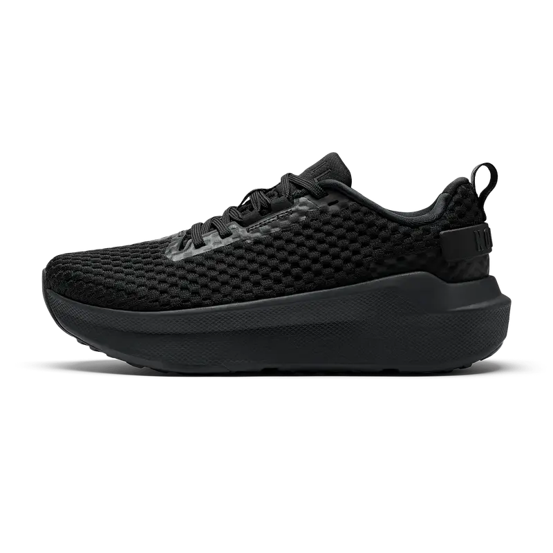 NOBULL Women's Journey 2 Shoe in Triple Black - Breathable Running Shoe, Comfortable Walking Sneaker, Cushioned Runner