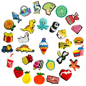 Shoe charms, packs of 30, 50, or 100 in random different shapes, cute shoe decorations, a great gift for children, Christmas gift