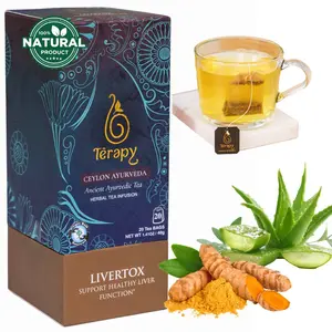 Livertox Tea by Terapy Ceylon | Supports Liver and Kidney Detox | Ayurvedic Herbal Tea Bags | All Natural Ingredients | 20 bags