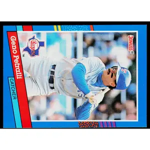 Geno Petralli 1991 Donruss #137 Texas Rangers