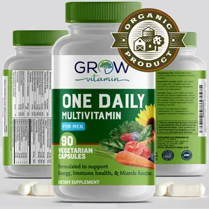 Naturelo LIKE ONE DAILY MultiVitamin for MEN 90 capsules, 3 MONTH SUPPLY