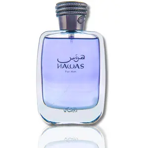 Rasasi Hawas Eau de Parfum 100ml (3.38 oz) for Men – Fresh Aquatic Citrus Fragrance Spray