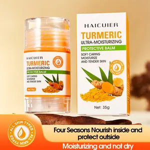 Turmeric Ultra-Moisturizing Protective Balm Hydrating Stick for Dry, Cracked Skin on Feet, Hands & Body