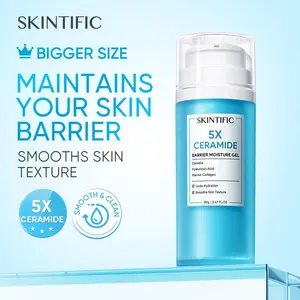[Bigger Size] SKINTIFIC 5X Ceramide Barrier Moisture Cream Ceramide Moisturizer Repair Skin Barrier Moisturiser Bigger Size 80g Hyaluronic