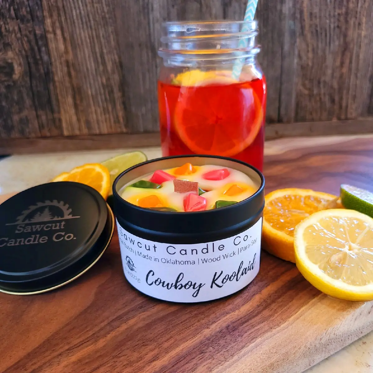 Cowboys Koolaid Candle