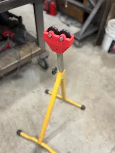 Pipe & Tubing Roller Attachment – Fits 1" Square Roller Stands | 4Link4WD